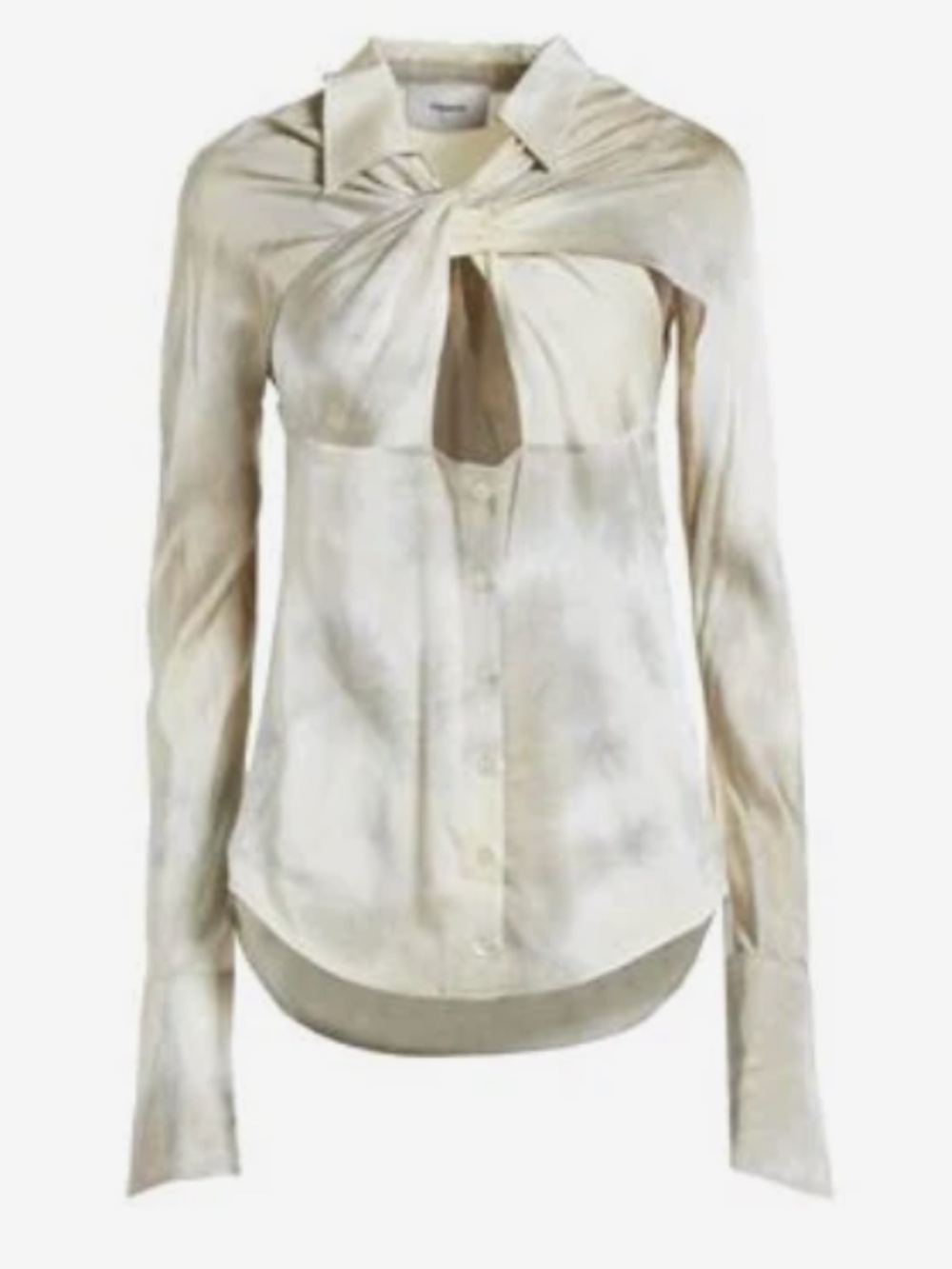 Coperni twist-detail shirt